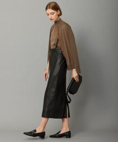 ICB 【洗える】 ウールアセテートハイゲージ カーディガン