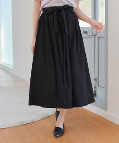 Tiaclasse 【トップス&スカートセット・洗える】ストレッチタフタセットアップ