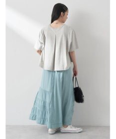 earth music&ecology レースティアードスカート