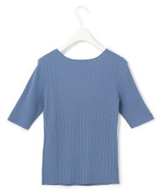 ICB L 【新色追加・洗える】シンセティックハイゲージ 5分袖リブニット