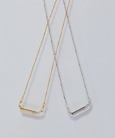 Phoebe 【金属アレルギー対応】ストレートバービジューネックレス　ゴールド