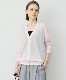 ICB 【先行予約】 リネンブレンドシアー カーディガン