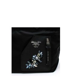 A.D.M.J. 【撥水】デービス/スワロフスキー・クリスタル　ライダースファスナートート