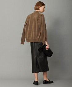 ICB 【洗える】 ウールアセテートハイゲージ カーディガン