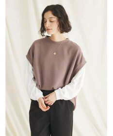 CRAFT STANDARD BOUTIQUE 起毛ワッフルレイヤード風プルオーバー
