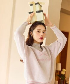 Feroux レタードハイネック プルオーバー