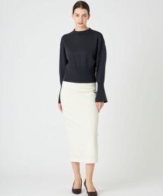 BEIGE， 【WEB限定】AMBRE / シャツカラー付きニット