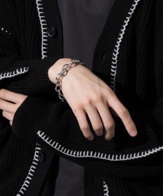 WEGO Mステンレスヘビーチェーンブレスレット