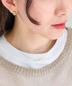 Phoebe 【金属アレルギー対応】ストレートバービジューネックレス　ゴールド