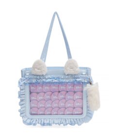 WEGO 【痛バ＆推し活グッズ】ときめきサテン痛バッグS