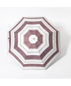 UNBILLION cache nez / 麻調ボーダーバルーンショートパラソル