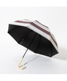 UNBILLION cache nez / 麻調ボーダーバルーンショートパラソル