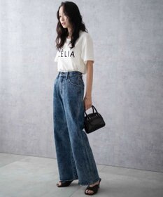 WEGO 【新色追加/美脚/XS～Lサイズ展開】ストレートデニムパンツ