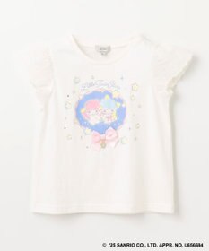 ANY KIDS 【any FAM× リトルツインスターズ 】キキ＆ララ 袖レースTシャツ