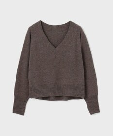 GRACE CONTINENTAL Ｖネックラムニットトップ