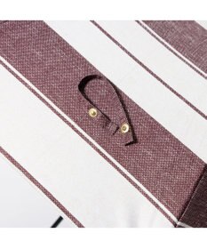 UNBILLION cache nez / 麻調ボーダーバルーンショートパラソル