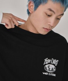 WEGO 【ユニセックス着用ITEM】別注BENDAVISアンサンブルグラフィックT