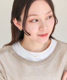 Phoebe 【金属アレルギー対応】ストレートバービジューネックレス　ゴールド