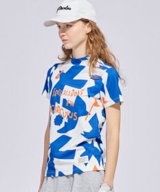 PW CIRCULUS 【WOMEN】ＤＯＶＥ柄モックネック ゴルフウェア レディース