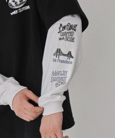 WEGO 【ユニセックス着用ITEM】別注BENDAVISアンサンブルグラフィックT