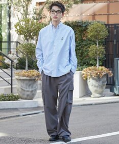 WEGO 【ウエストゴム/MLサイズ展開】イージーワイドカーゴスラックス