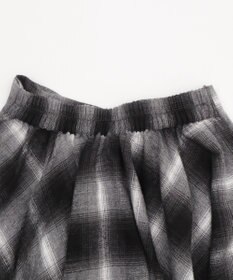 WEGO ネルシャツライクイレヘムミニスカート