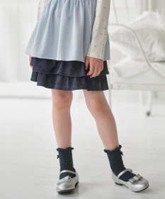 組曲 KIDS 【110-140㎝】リボンティアード キュロット