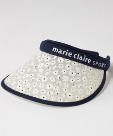 FILA GOLF／marie claire 【marie claire SPORT】花柄UVクリップサンバイザー