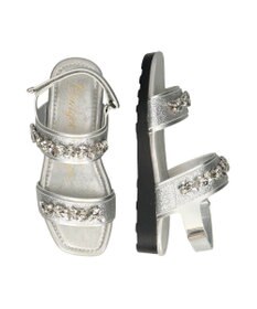 Bridget Birkin 【Bridget Birkin】ダブルベルトビジューサンダル