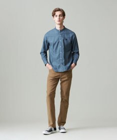 J.PRESS MEN 【大人気バックブル】バンドカラー オックスフォードガーメントダイシャツ