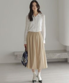 組曲 L ソフトクロスバルーン スカート