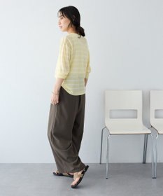 CRAFT STANDARD BOUTIQUE シアーボーダーヘンリーネックロンT