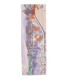 MOONBAT ハナト (Hanato) シルクコットンストール レイクサイド 197cm×70cm