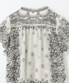 GRACE CONTINENTAL バンダナフレアスリーブブラウス