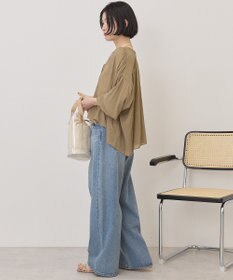 AMERICAN HOLIC スキッパーギャザーブラウス