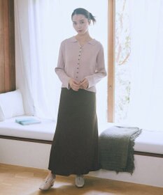 earth music&ecology ストレッチサテンスカート