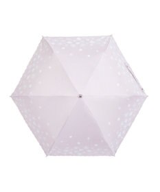 MOONBAT 【遮光率100％/遮熱/UV】LANVIN en Bleu (ランバン オン ブルー)晴雨兼用日傘 フラワーグリッター シルバースカラ刺繍 花柄 折りたたみ傘 簡単開閉