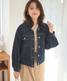 Feroux 【洗える】デニム ジャケット