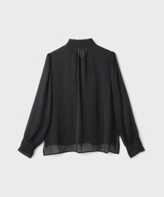 GRACE CONTINENTAL ストライプボウブラウス