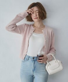 WEGO 【26年春新作】別注USPOLOケーブルニットカーデ