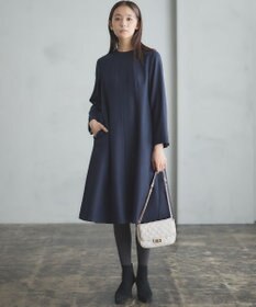 組曲 【WEB限定】ウールジョーゼット フレアワンピース