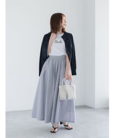 Te chichi 【マシンウォッシャブル】遮熱ポケット付きクルーネックカーディガン