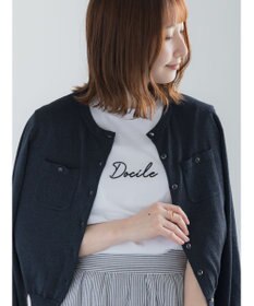 Te chichi 【マシンウォッシャブル】遮熱ポケット付きクルーネックカーディガン