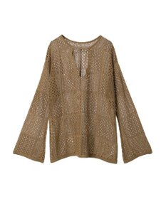 Green Parks ２ＷＡＹ透かし編みニットプルオーバー