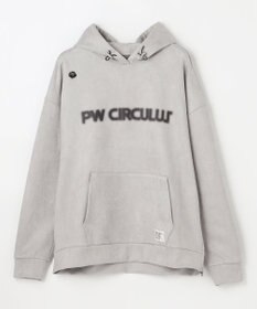 PW CIRCULUS 2025 NEW！【手洗い洗濯可】【MEN】キャットグラフィック スエードライク デタッチャブルフーディ ゴルフ