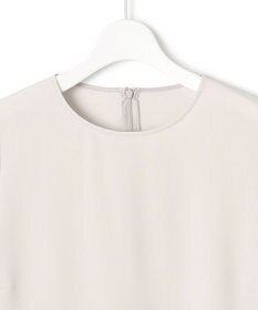 23区 【洗える】トリアセダブルジョーゼット ペプラム ブラウス