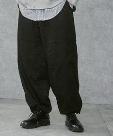 WEGO 【ウエストゴム/ユニセックス着用ITEM】サイドスリットコンバットパンツ