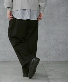 WEGO 【ウエストゴム/ユニセックス着用ITEM】サイドスリットコンバットパンツ