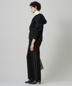 ICB 【洗える】 ビスコースエアーボンディング ジップアップフーディ