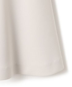 23区 【洗える】トリアセダブルジョーゼット ペプラム ブラウス